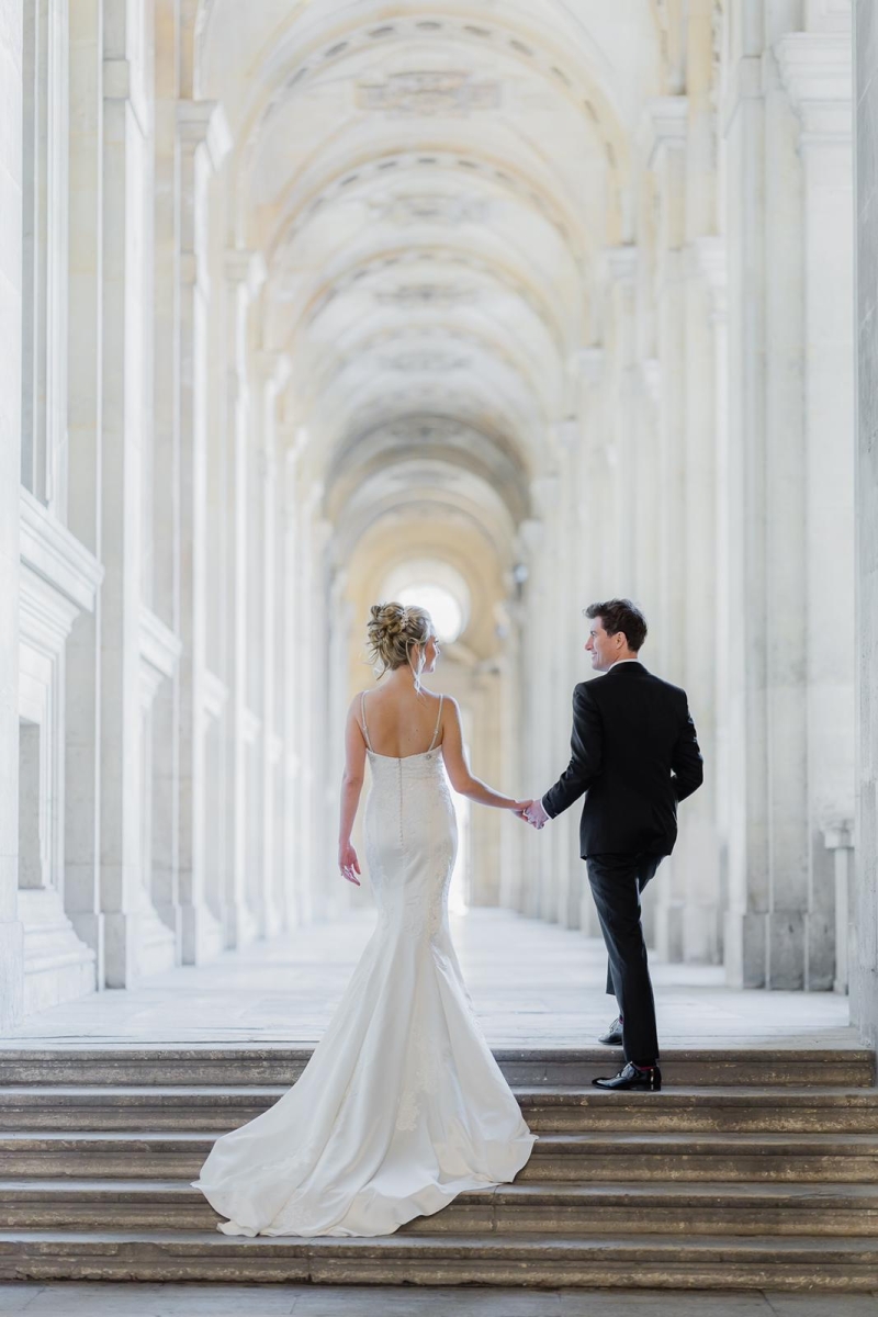 mariage à deux à paris beauté mariée