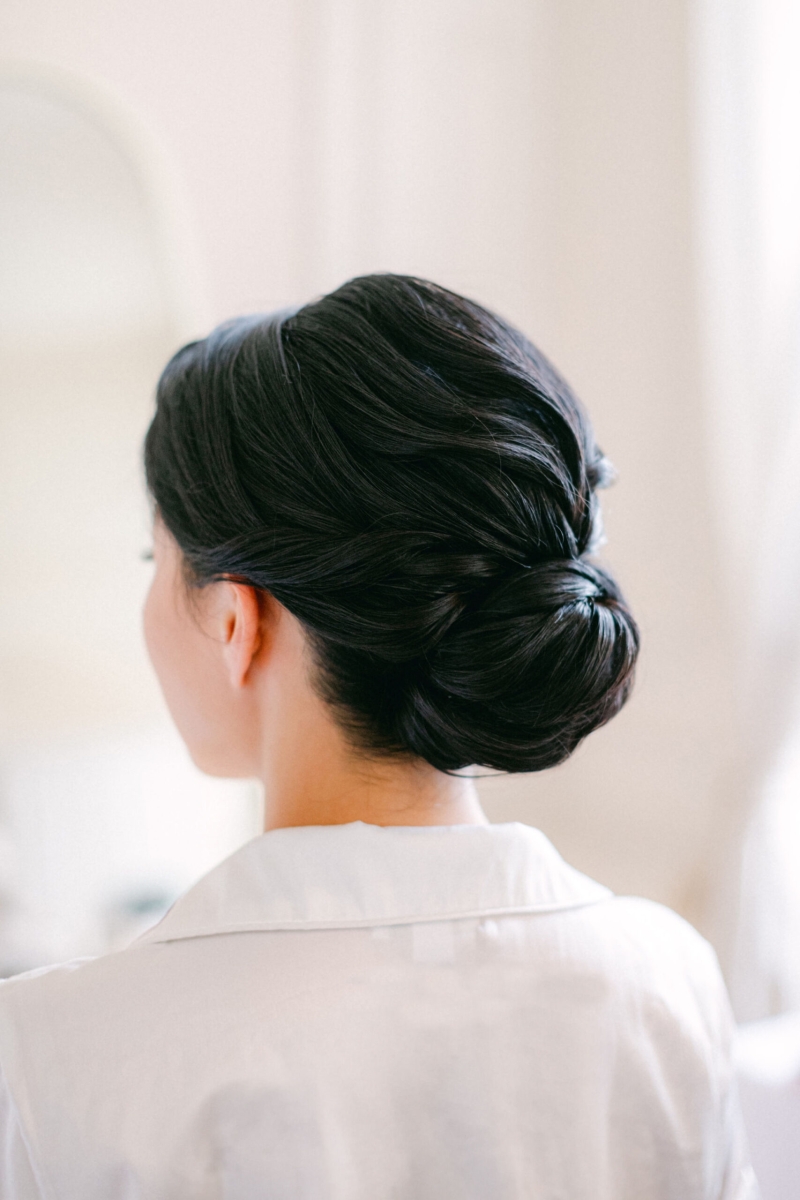 chignon mariage minimaliste