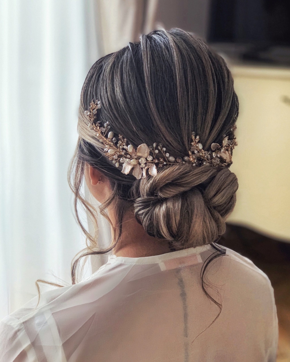 chignon mariée minimaliste tatiana medved