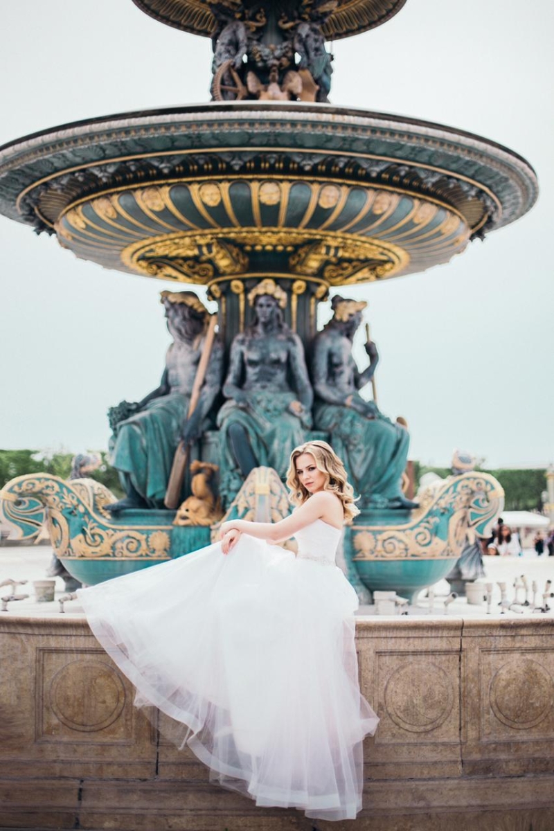 coiffure sur les cheveux lachés mariage paris