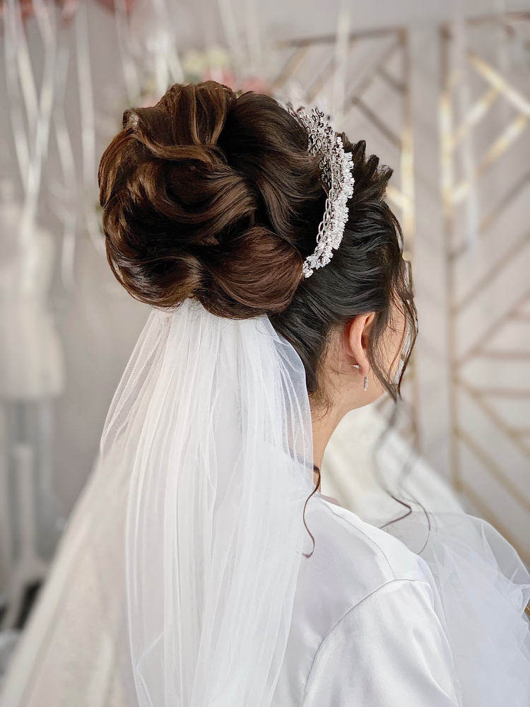 chignon mariée sophistiqué